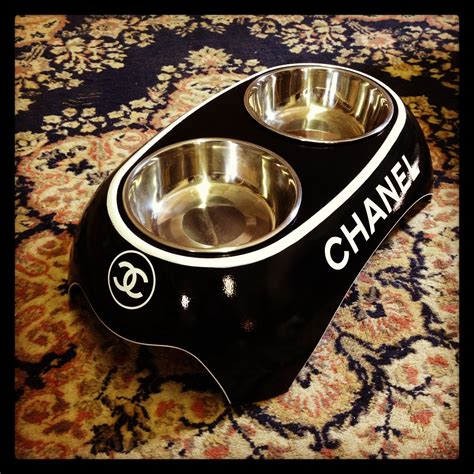 chanel dog bowl buy|chanel small dog carrier.